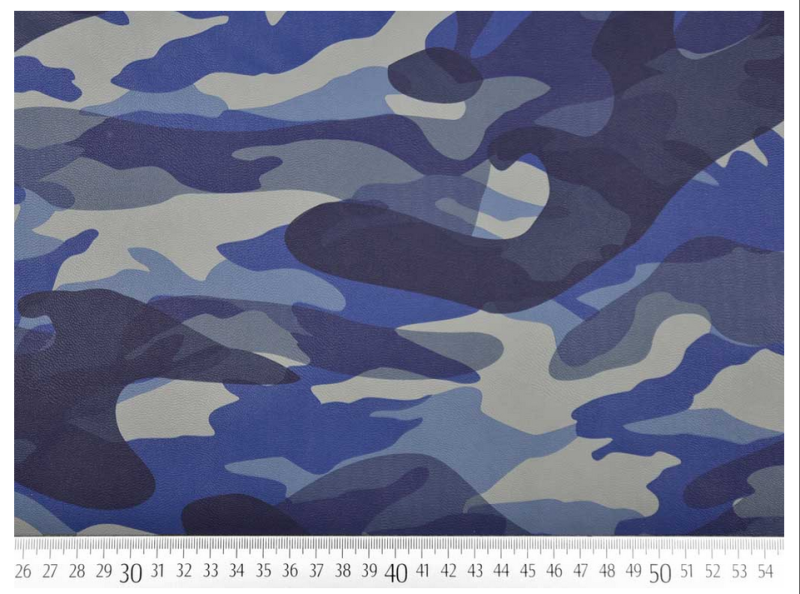 Kunstleder – Camouflage glatt